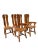 Brutalist Brutalist Oak Dining Room Chairs from Kunstmeubelen de Puydt, Belgium, 1970s, Set of 6 For Sale - Image 3 of 16