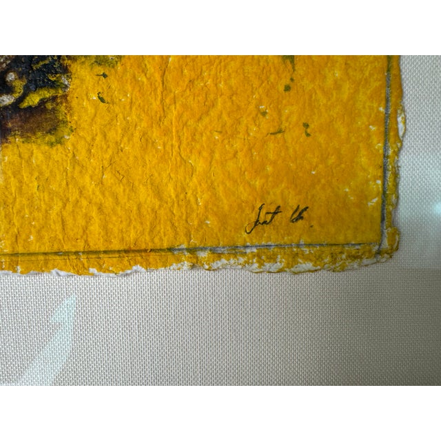 1990s Vintage Abstract Expressionist Acrylic Painting, Signed For Sale - Image 5 of 12