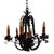 1920s Antique Spanish Revival Wrought Iron Chandelier For Sale - Image 5 of 10