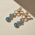 Not Yet Made - Made To Order Drop Earrings With Natural Sky Blue Topaz, Silver, Gold, Pair For Sale - Image 5 of 7