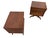Adrian Pearsall Mid-Century Modern Pearsall Style Walnut Nightstands - Set of 2 - Refinished! For Sale - Image 4 of 9