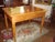 Here is a very nice French Farm table-desk with one drawer and curved legs, in very good condition (Circa 1850). This...