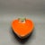 Vintage Ceramic Carrot Serving Dish With Orange Glaze Marked Usa For Sale - Image 4 of 8