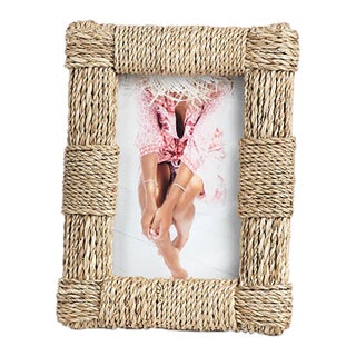 Abaca Rope Photo Frame- 4" x 6" For Sale