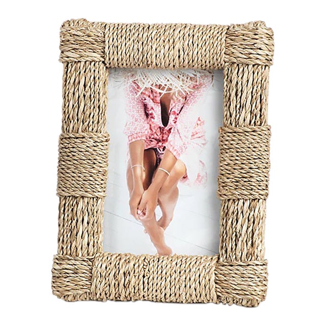Abaca Rope Photo Frame- 4" x 6" For Sale