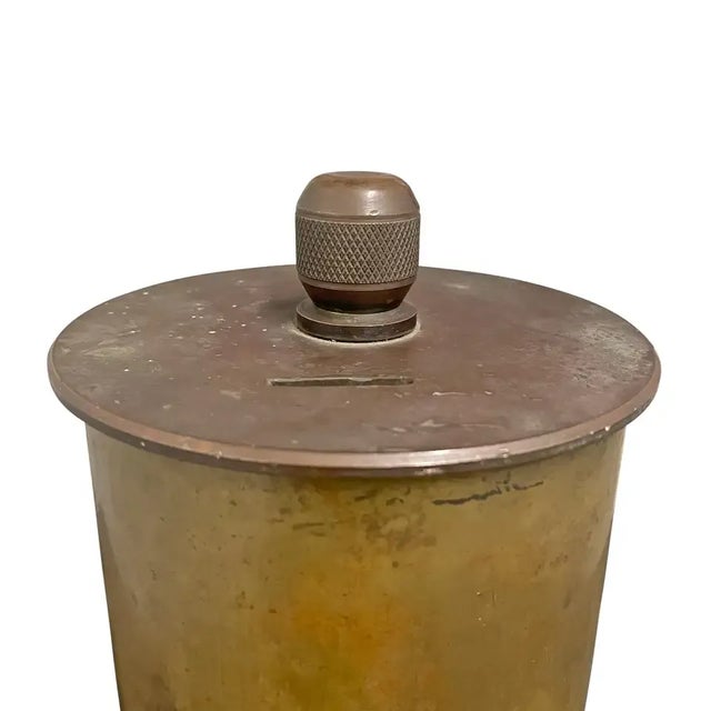 Early 20th Century Early 20th Century Bronze Folk Art Bank Box For Sale - Image 5 of 11