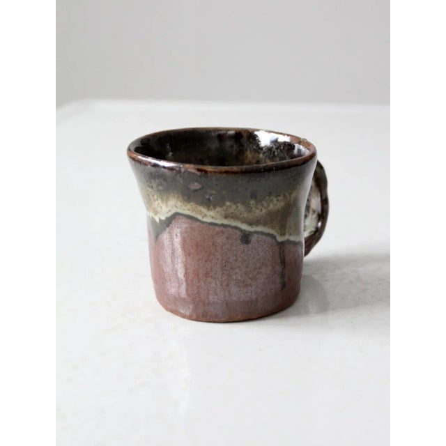 Vintage Studio Pottery Mug For Sale - Image 4 of 11