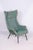 Mid-Century Czech Fiberglass Wingchair attributed to Miroslav Navratil, 1960s For Sale - Image 10 of 10