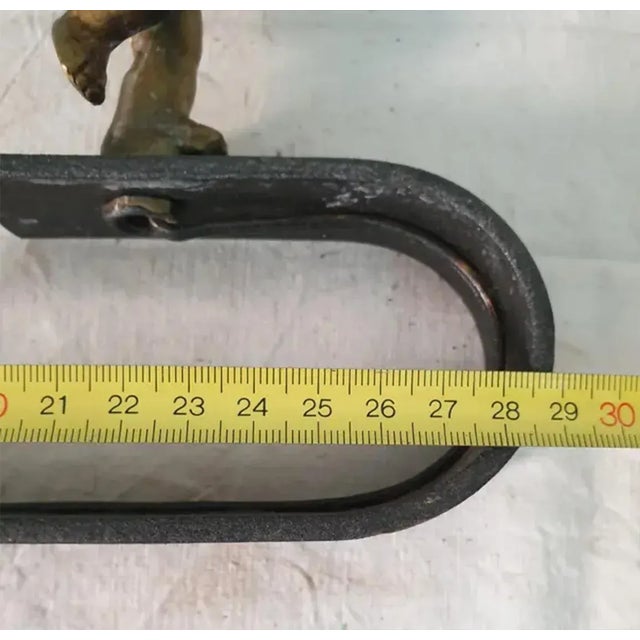 1970s Iron Structure Cherub Sconces, 1970s, Set of 2 For Sale - Image 5 of 10