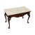 Antique Mahogany Queen Anne Marble Top Mixing or Console Table For Sale - Image 13 of 13