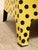 Mid 20th Century Yellow Black Dot Chair For Sale - Image 10 of 12