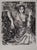 Leopoldo Presas, Young Woman in a Hat, Lithograph For Sale