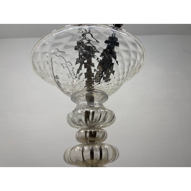 Large Venetian Murano Glass Chandelier, 1960s For Sale - Image 15 of 17