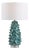 Mina Teal Blue Table Lamp For Sale