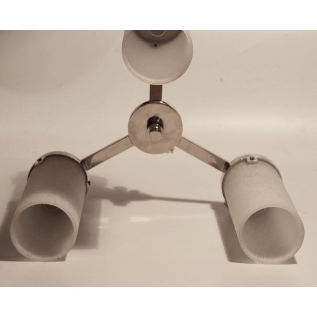 1940s French Art Deco Petitot Style Ceiling Light, 1940s For Sale - Image 5 of 13