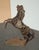 Brutalist 37"Tall Vintage Mid Century Brutalist Welded Metal Horse Sculpture Statue Stand For Sale - Image 3 of 16