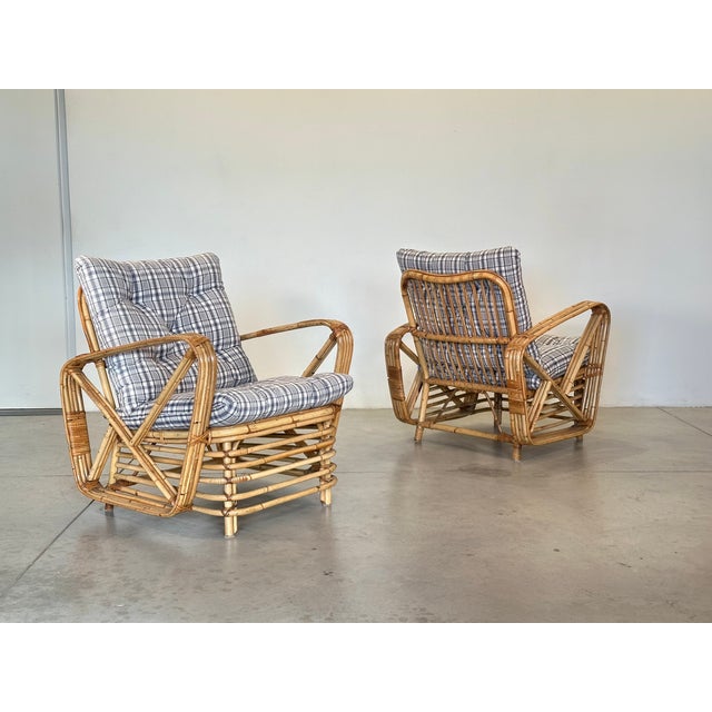 Rattan and Bamboo Armchairs, 1970s, Set of 2 For Sale - Image 13 of 13