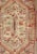 Antique Khotan Rug with Unique Pattern in Gray Border, soft Yellow Green field, Red, Red Orange, Lt. Green & Brown. Khotan...