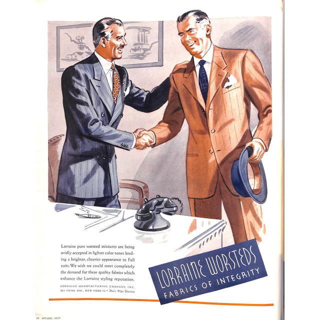 Apparel Arts the Magazine for Men's Stores June 1944 For Sale - Image 4 of 18