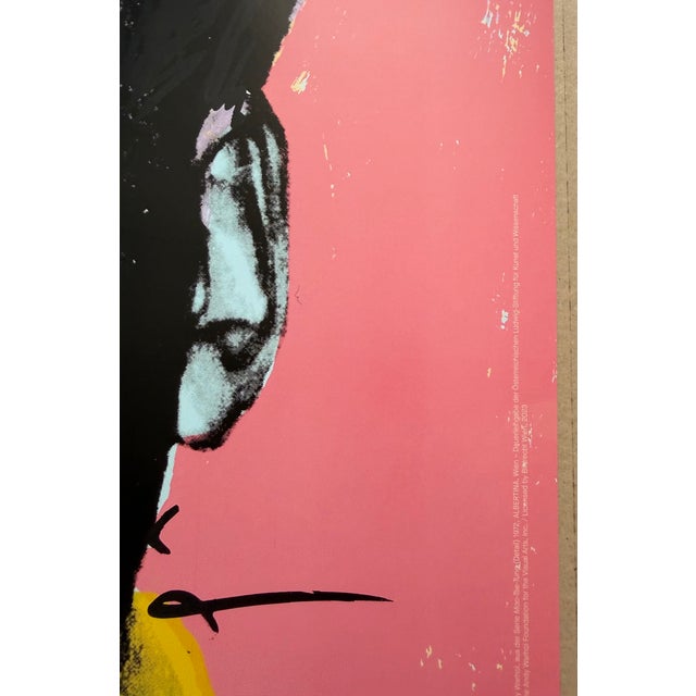 Andy Warhol (1928–1987), Mao Tse Tung (Detail), Albertina Museum Vienna, 2023, Original Exhibition Poster For Sale - Image 6 of 9