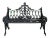 French Cast Iron Garden Bench For Sale
