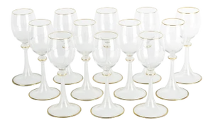 Vintage Baccarat Crystal Glassware - Set of 11