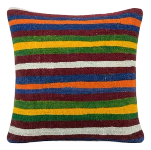 Tribal Wool Rug Pillow Cover 20'' X 20''