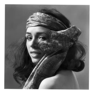 Klaus Redenbacher, Portrait of a Young Woman in Hippie Fashion, 1960s / 2020s, Photograph