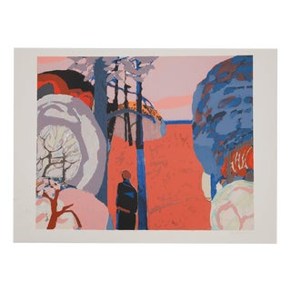 Gabriel Godard, At the Edge of the Woods, Lithograph For Sale