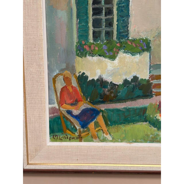 Carl Magnus Lindqvist, Summer Cottage, 1960s, Oil on Canvas, Framed For Sale - Image 17 of 18