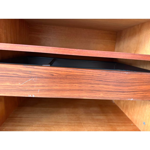 1970s Vintage Rosewood Floating Style Credenza in the Style of Dyrlund For Sale - Image 9 of 12