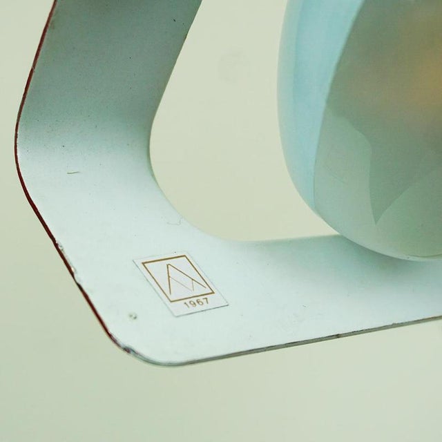 Red Spider Table Lamp attributed to Joe Colombo for O-Luce, Italy, 1960s For Sale - Image 10 of 16