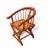 1990s 1990s Lacquer Chair-Red For Sale - Image 5 of 6
