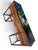 Chinoiserie Vintage Chinoiserie Bamboo & Rattan Console Desk With Hand-Painted Lacquer Top For Sale - Image 3 of 12