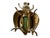 Traditional Vintage Alice Caviness Bug Insect Brooch With Glass and Crystal For Sale - Image 3 of 7