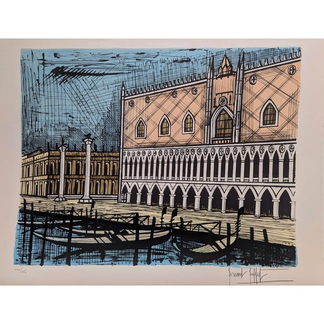 Bernard Buffet, The Doge's Palace, 1986, Lithograph For Sale