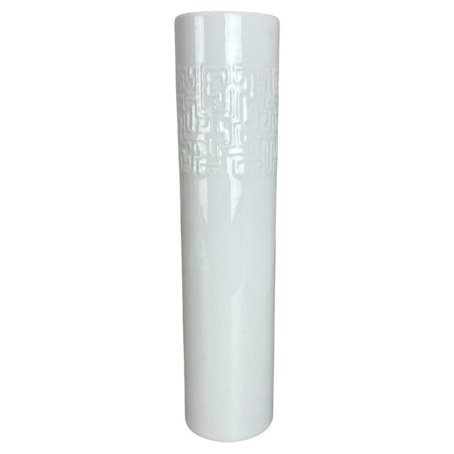 Abstract Porcelain Vase by Cuno Fischer for Rosenthal, Germany, 1980s For Sale