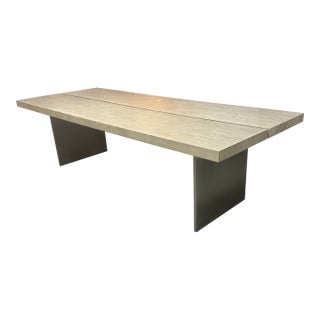 Restoration Hardware Channel Rectangular Dining Table For Sale