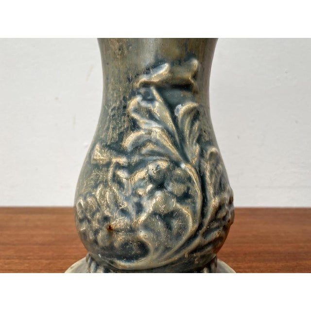 Brown Cast Iron Outdoor Garden Vase from Pecherard, France, 1970s For Sale - Image 8 of 17
