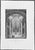 Early 19th century Spanish engraving of the gothic interior of Barcelona Cathedral. Sheet size: 16 x 10.75 inches Image...