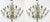 Gold Gino Sarfatti for Flos 2097/50 Chandelier, Pair Available, Price Is Per Item For Sale - Image 8 of 9