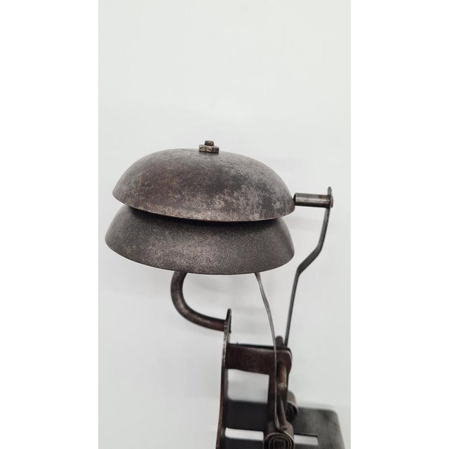 French Art Nouveau Doorbell in Gray Metal, 1890s For Sale - Image 4 of 11