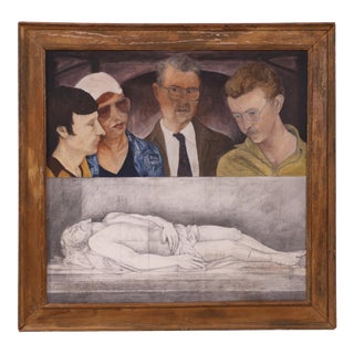 Entombment (Contemporary Oil Painting), Ann Henderson For Sale