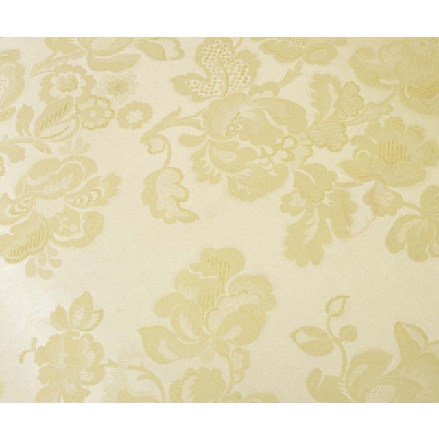 Queen Anne Style Silk Upholstered Armchair For Sale In New York - Image 6 of 8