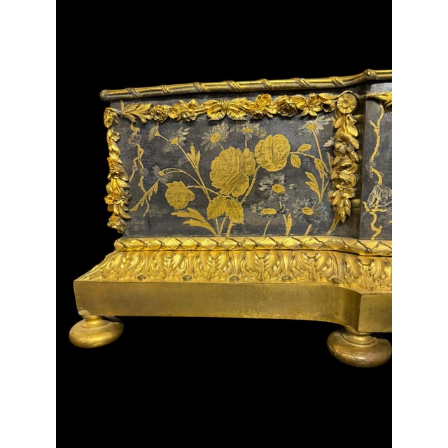 Chinoiserie A Fine 19th Century French Gilt Bronze Chinoiserie Jardiniere by Barbedienne For Sale - Image 3 of 12
