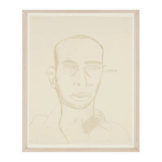 Francesco Clemente “Self-Portrait” Engraving For Sale