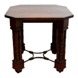 Late 19th Century English Regency Style Mahogany Side Table