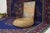 1970s Vintage Turkish Handmade Wool Cotton Blue Area Rug For Sale - Image 10 of 12