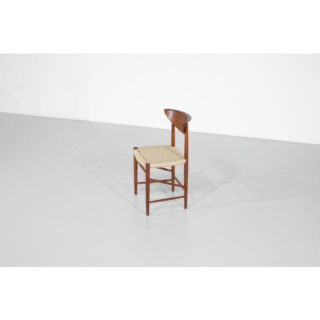 Chair 316 attributed to Peter Hvidt & Mölgaard Nielsen for Søborg Møbelfabrik., 1950s For Sale - Image 11 of 16