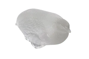 Vintage Lalique Paris Quail Art Glass Sculpture